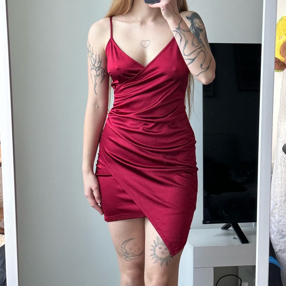Windsor Red Mini Dress